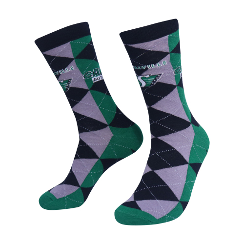 Custom logo high quality colorful funny crew cotton men socks