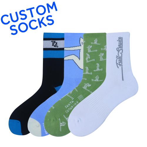 Custom logo cotton black sports socks mens black athletic socks cycling men gym workout