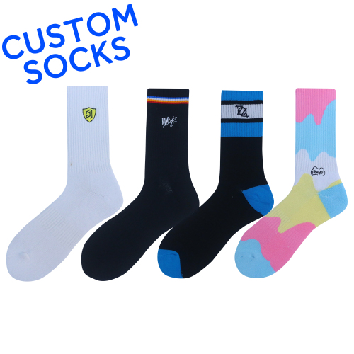 Wholesale custom athletic socks basketball sports Yeezy crew calcetines mens socks