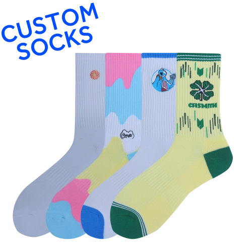 Designer sport socks basketball athletic socks custom sports socks