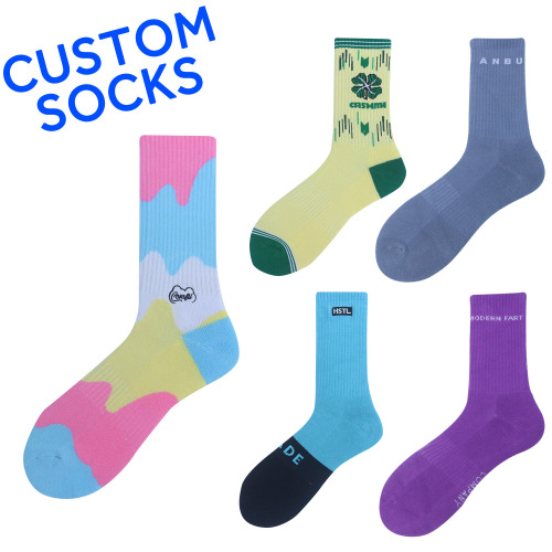 Color original sport socks men tube mens athletic socks basketball football sports socks