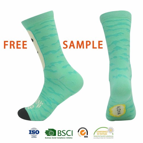 Top quality Colorful Men Cotton Crew Socks Custom logo design fashion pattern Happy Men Novelty Dress Funny Man Socks