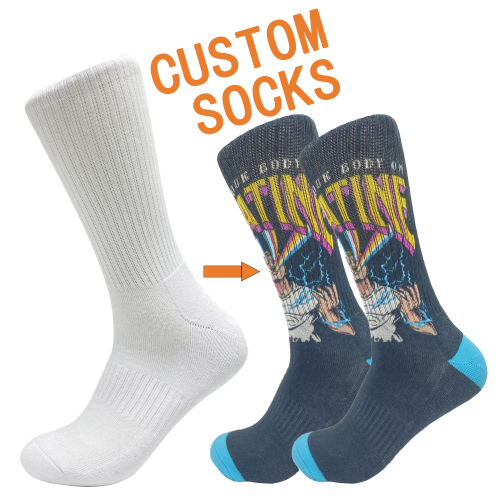 3d printing blank socks Fashion Design Men Women 3D Socks Animal Blank Crew Custom Tube Printed Sublimation Socks