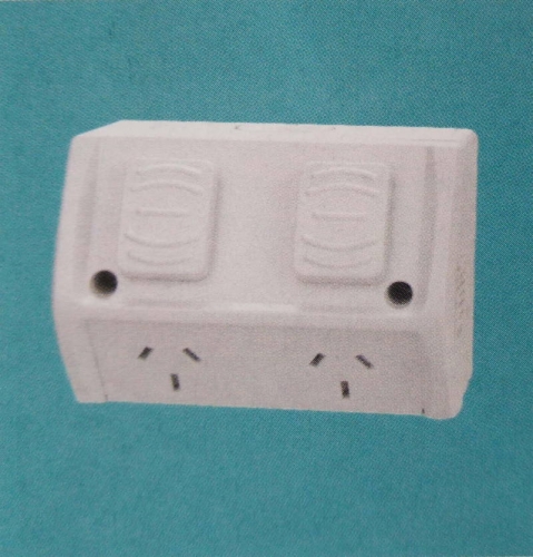weatherproof  power outlets 2 gang 10A