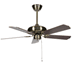 48''  Ceiling Fan 100% Cooper Motor with Crome Cover and 5pcs Maaron Blade