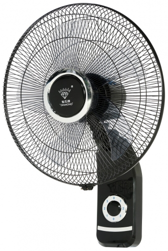 Diamond 16'' Wall  Fan Grey color 400mm 5 Fans Pure Coopper Motor