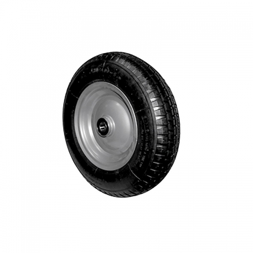 Wheelbarrow tyre with rim