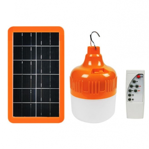 Solar Powered LED Bulb with Remote