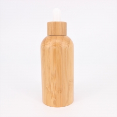 Bamboo Glass Eye Dropper Bottle