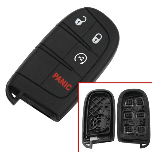 Smart Card Shell 3+1 button For C-hrysler