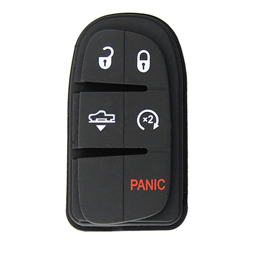 4+1 Button remote Rubber pad for C-hrysler