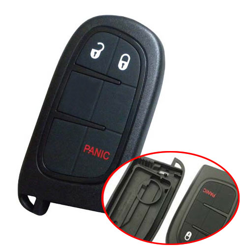 New Smart Card Shell 3 button For C-hrysler