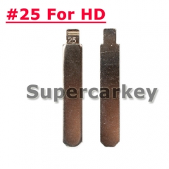 #25Flip Remote Key Blade HON66 10PCS/Lot For HD