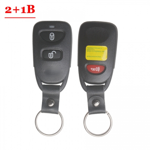 2+1 Key Blank fob key shell for Kia