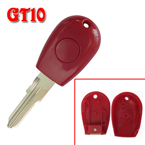 Transponder Blank Case GT10 Blade For Alfa Romeo( Red /Black )