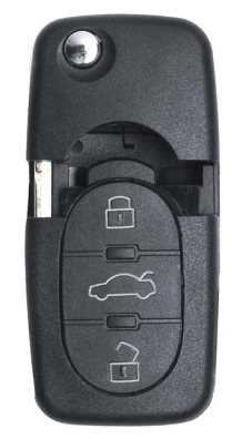 (1J0 959 753B ) 3Button flip key 433mhz Id48 Chip For VW(ROUND)