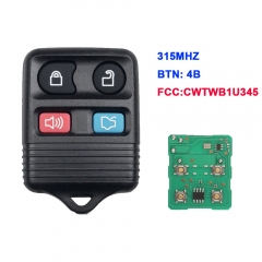 For Ford Mustang Focus Lincoln LS Town Car Mercury Grand Marquis Sable Remote Fob 4Button 315Mhz CWTWB1U331 CWTWB1U345