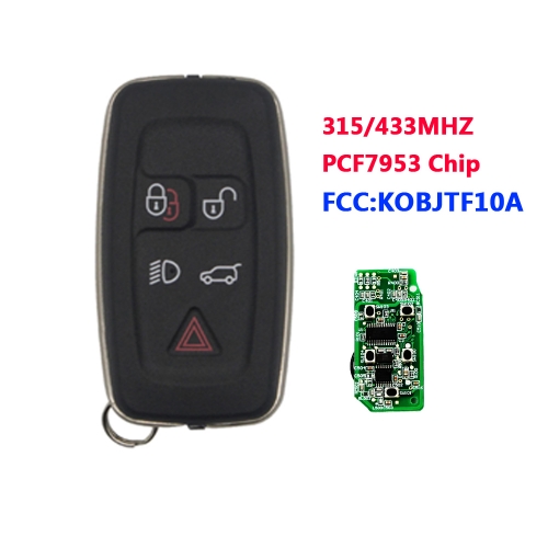 For Landrover Discovery Smart Card 315/ 433Mhz PCF7953 Chip W/O Logo