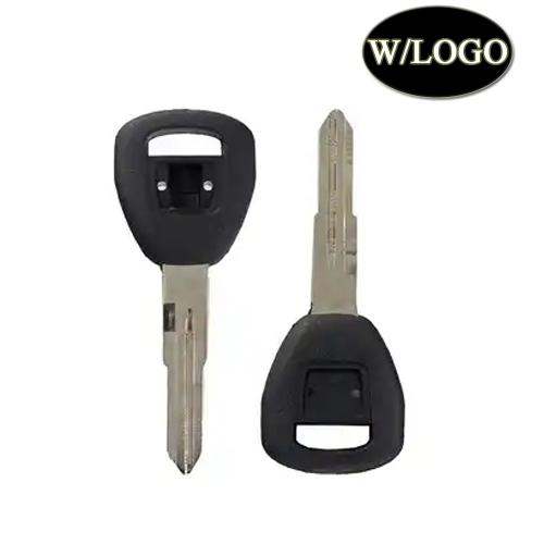 Transponder Key Blank With Black Logo Hon58R Blade For Acura