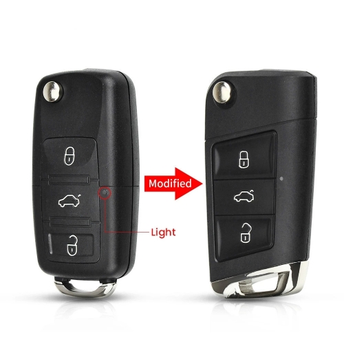 3B Remodling Flip Key For VW MQB Style