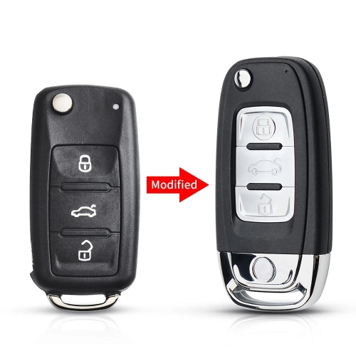 3B Remodling Flip Key For VW Audi Style