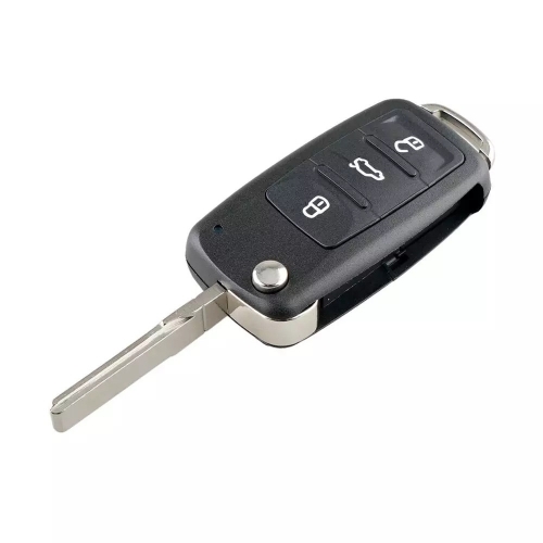 Old 3 Buttonn Flip Key Shell For VW