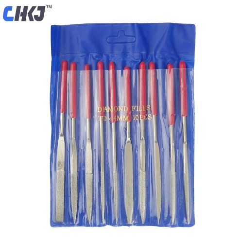 160mm Diamond Mini Needle File Set Handy Tools for Ceramic Glass Gem Stone Hobbies and Crafts Locksmith Supplies 10pcs In 1 Set