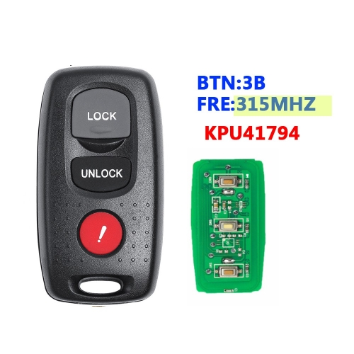 FCC: KPU41794 / KPU41846 For Mazda 3 B 315Mhz
