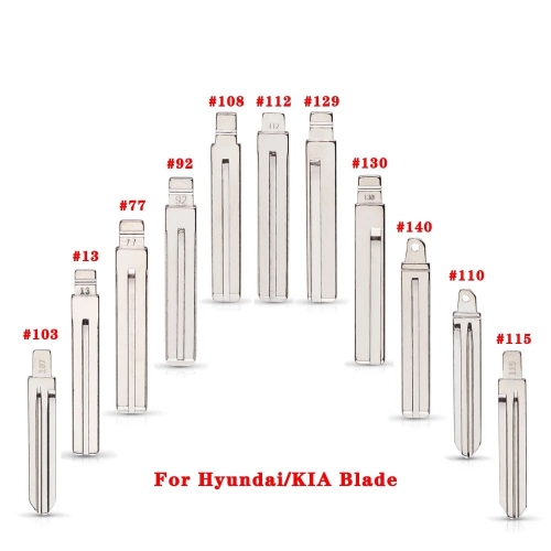 #13/#77/#92/#103/#108/#110/#112/#115/#129/#130/#140 Key Blade