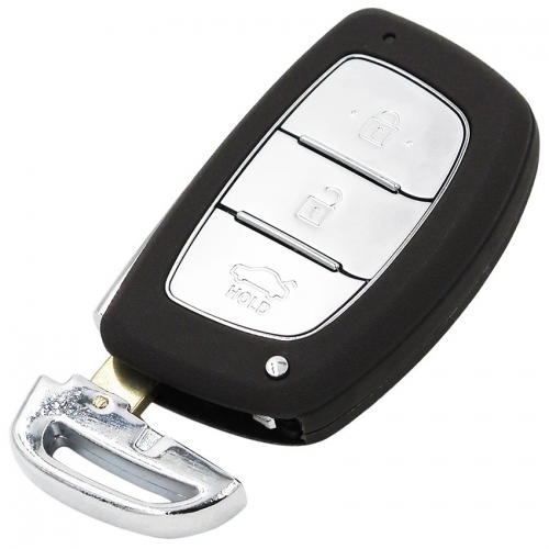 3 Button Smart Card Shell Without Blade For Hyundai Kia New Type