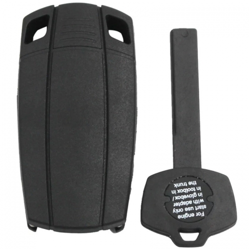 BW Plastic Key Shell With Plastic Key