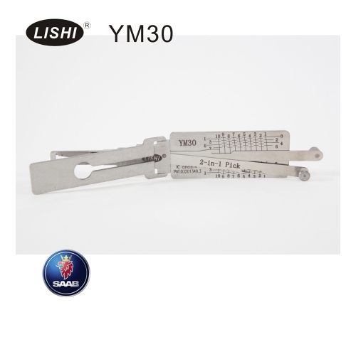 LISHI YM30 2-in-1 Auto Pick and Decoder For SAAB