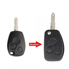 3Buttons Remodling Flip Key for Ren Ne73 Blade