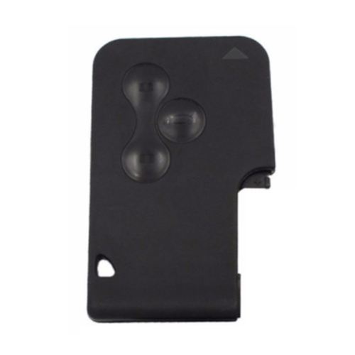 3 Buttons Remote Card Blank for Megane Black Button No Logo