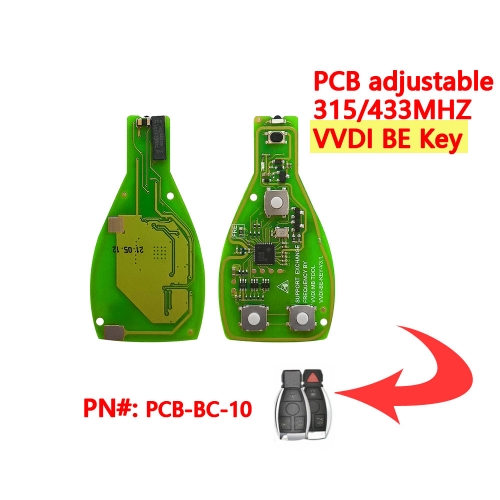 (315/433Mhz)3/4 Buttons VVDI BE KEY PCB Board for Benz