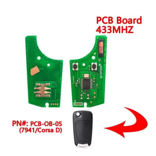 2B/Pcf7941 D/433Mhz For Opel