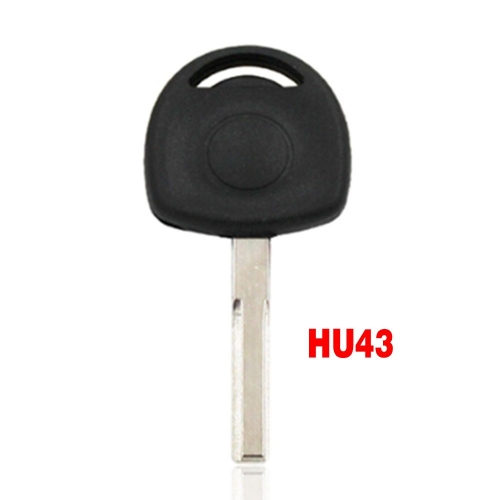 Transponder Key Blank  For Opel Hu43 Blade W/O LOGO