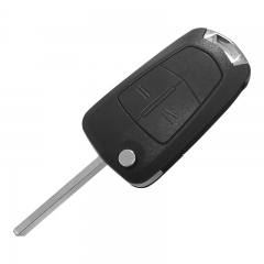 2B Flip Key shell For Opel HU100 Blade Round Logo
