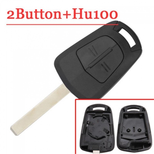 2B Key shell For Opel HU100 Blade