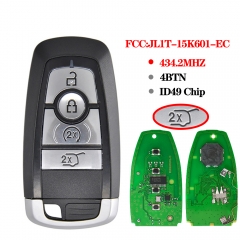 ID49 433Mhz 4B Smart Proximity Key For Ford Mondeo Mustang Fusion F-250 F-350 F-450 F-550 2017 JL1T-15K601-EC