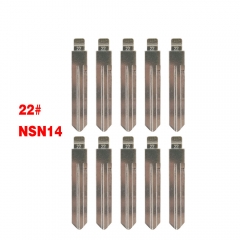 NSN14  Flip key blade Type for Nissan 10pcs/lot