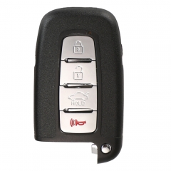 3+1Button Smart Card Shell Without Blade For Hyundai Kia