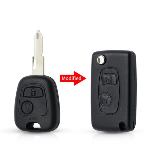 Remodeling   key shell 2BTN Key Shell For Peugeot Citron （NE73)