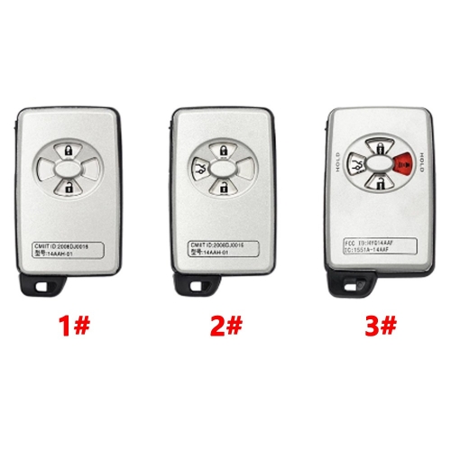 (SK442007)2/3/4 Button Smart Key Shell for Toyota Style