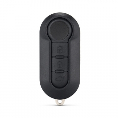 3 Buttons Flip key Shell For Fiat 500