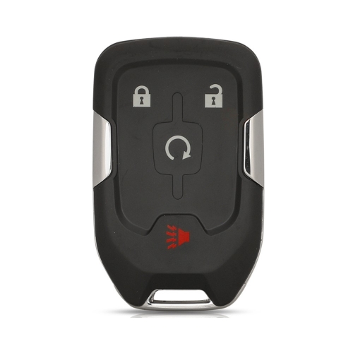 3+1BTN Remote Key Card  Shell For Chevrolet Silver Side #B