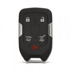 4+1BTN Remote Key Card  Shell For Chevrolet Silver Side #F