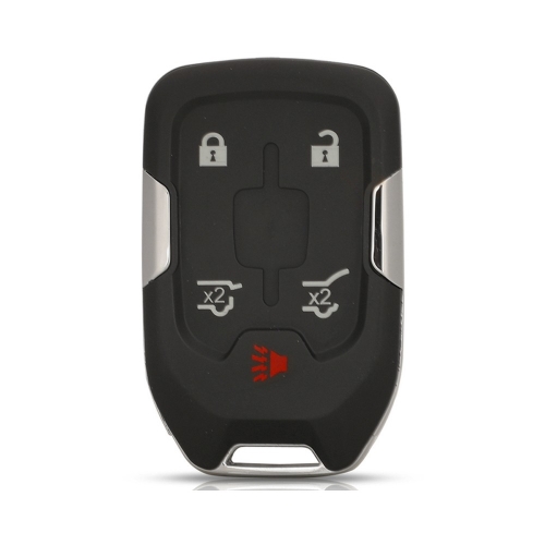4+1BTN Remote Key Card  Shell For Chevrolet Silver Side #F