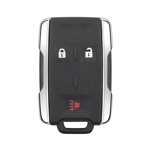 2+1BTN Remote Key Card  Shell For Chevrolet Silver Side