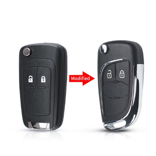 Remodeling 2Button Flip Key Shell For Chevrolet